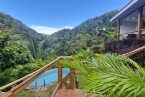 jardin secret dans la forêt cocon intime